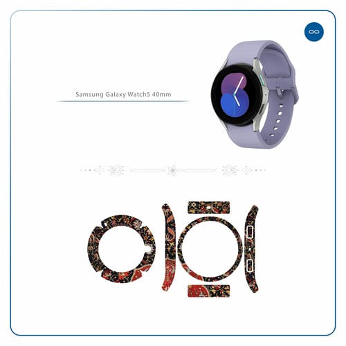 Samsung_Watch5 40mm_Persian_Carpet_Red_2